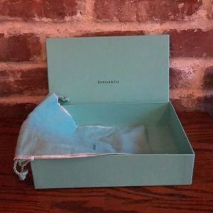 Tiffany & Co. Large Box and Drawstring Bag
